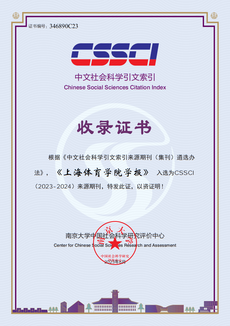 上海体育大学学报(原:上海体育学院学报)