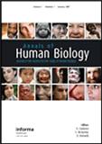 ANNALS OF HUMAN BIOLOGY《人类生物学年鉴》