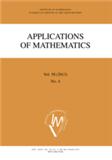 APPLICATIONS OF MATHEMATICS《数学应用》