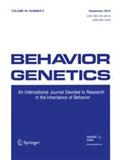 BEHAVIOR GENETICS《行为遗传学》