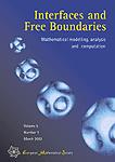 INTERFACES AND FREE BOUNDARIES《界面和自由边界》