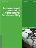 INTERNATIONAL JOURNAL OF AGRICULTURAL SUSTAINABILITY《国际农业可持续发展杂志》