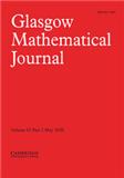 GLASGOW MATHEMATICAL JOURNAL《格拉斯哥数学杂志》