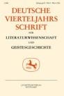 Deutsche Vierteljahrsschrift fur Literaturwissenschaft und Geistesgeschichte《德国文学研究与人文季刊》