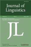 Journal of Linguistics《语言学杂志》