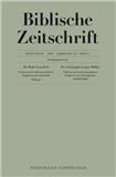 Biblische Zeitschrift《圣经杂志》