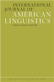 International Journal of American Linguistics《国际美洲语言学杂志》