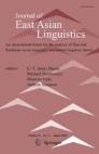 Journal of East Asian Linguistics《东亚语言学杂志》