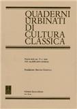 Quaderni Urbinati di Cultura Classica《乌尔比诺古文化札记》
