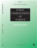 Public Understanding of Science《公众理解科学》