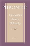 PHRONESIS-A JOURNAL FOR ANCIENT PHILOSOPHY《实践智慧：古代哲学期刊》