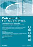 Zeitschrift für Evaluation（或：ZEITSCHRIFT FUR EVALUATION）《评价杂志》