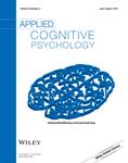 Applied Cognitive Psychology《应用认知心理学》