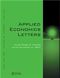 Applied Economics Letters《应用经济学快报》