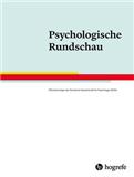 Psychologische Rundschau《心理学评论》