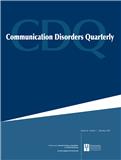 Communication Disorders Quarterly《交流障碍季刊》