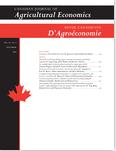 CANADIAN JOURNAL OF AGRICULTURAL ECONOMICS-REVUE CANADIENNE D AGROECONOMIE《加拿大农业经济杂志》