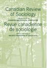 Canadian Review of Sociology-Revue canadienne de sociologie《加拿大社会学评论》