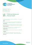 CHILD AND ADOLESCENT MENTAL HEALTH《儿童青少年心理健康》