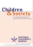 Children & Society《儿童与社会》