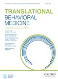 Translational Behavioral Medicine《转化行为医学》