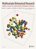 Multivariate Behavioral Research《多元行为研究》