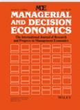 Managerial and Decision Economics《管理与决策经济学》