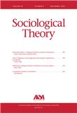 Sociological Theory《社会学理论》
