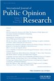 International Journal of Public Opinion Research《国际公共舆论研究杂志》