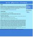 ACTA PHYSICA SLOVACA《斯洛伐克物理学报》