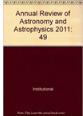 ANNUAL REVIEW OF ASTRONOMY AND ASTROPHYSICS《天文学与天体物理学年评》