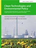 Clean Technologies and Environmental Policy《清洁技术与环境政策》