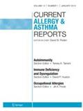 Current Allergy and Asthma Reports《当代变态反应与哮喘报告》