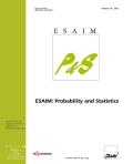 ESAIM: Probability and Statistics（或：ESAIM-PROBABILITY AND STATISTICS）《欧洲应用数学与工业数学辑：概率论与统计学》