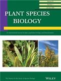 Plant Species Biology《植物物种生物学》