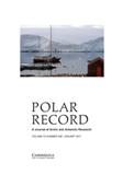 Polar Record《极地研究记录》
