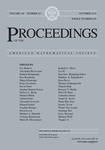 Proceedings of the American Mathematical Society《美国数学会会报》
