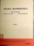 Studia Mathematica《数学研究》
