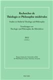 Recherches de Théologie et Philosophie Médiévales（或：RECHERCHES DE THEOLOGIE ET PHILOSOPHIE MEDIEVALES）《中世纪神学和哲学研究》