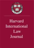 Harvard International Law Journal《哈佛国际法杂志》