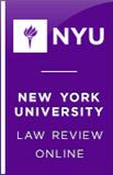 New York University Law Review《纽约大学法律评论》