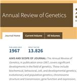 Annual Review of Genetics《遗传学年评》