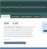 Annual Review of Law and Social Science《法律与社会科学年鉴》