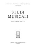 Studi Musicali-Nuova Serie《音乐研究》