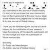 Journal of Global History《全球史杂志》的点评