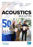 Acoustics Bulletin《声学通报》
